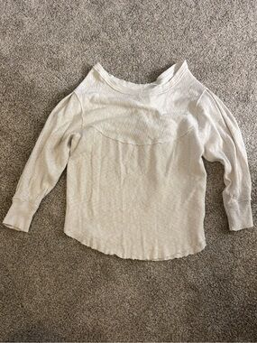 We The Free Off-Shoulder Knit Top - Cream